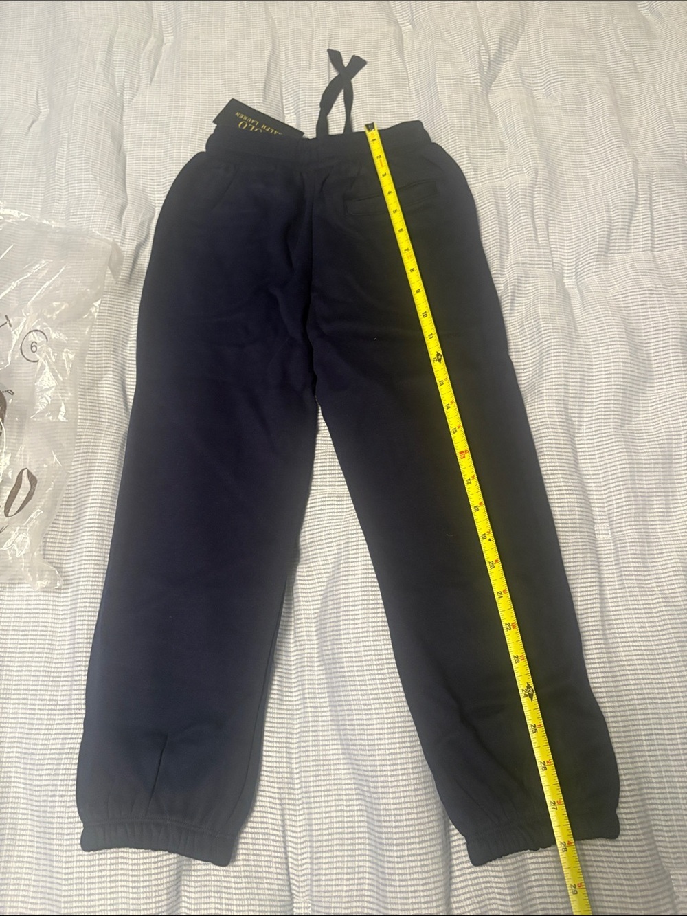 Polo by Ralph Lauren Navy Joggers with Red Pony - Picture 3 of 4